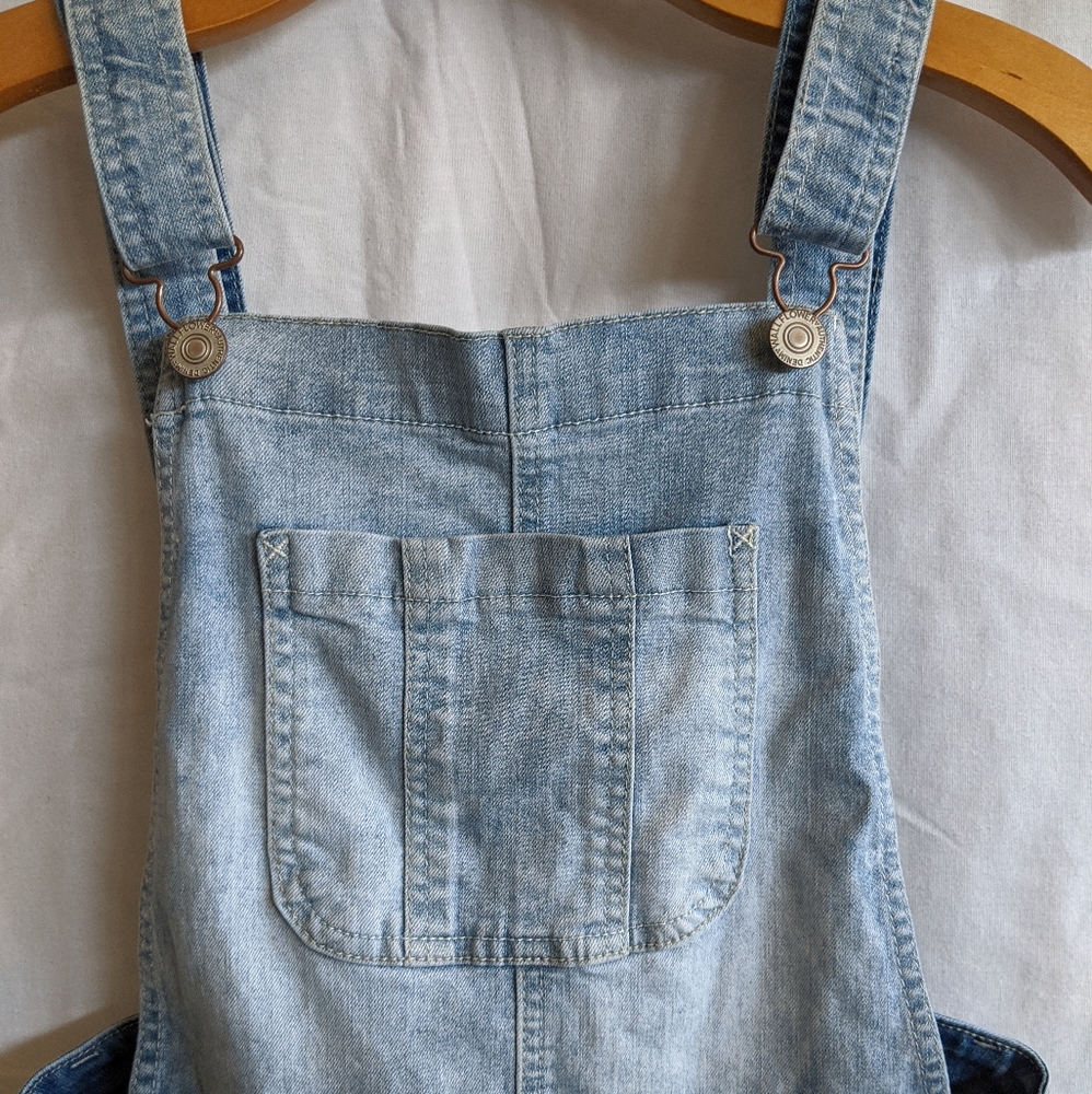 Wallflower Denim Overalls.  Size M